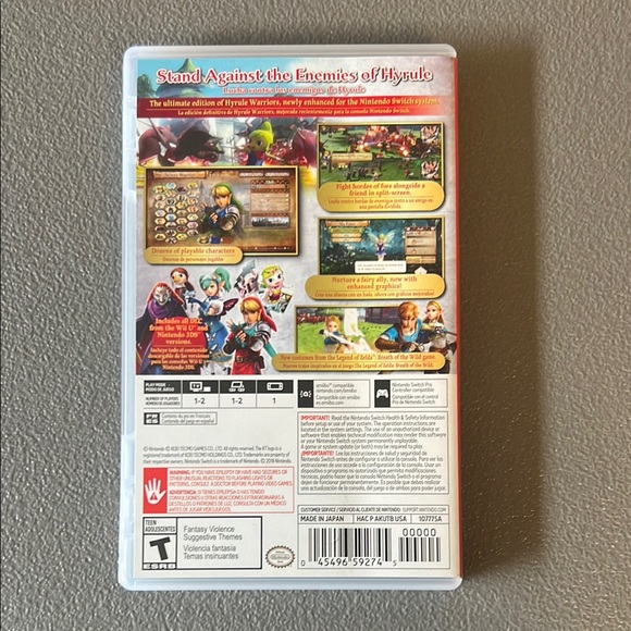 🎮🕹️NINTENDO SWITCH ”HYRULE WARRIORS DEFINITIVE EDITION” VIDEO GAME - Picture 3 of 3